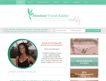 Tablet Screenshot of absolutetraveladdict.com